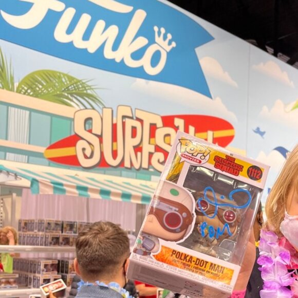 Autographed Funko Pop Polka-Dot Man Actor David Dastmalchian Suicide Squad DC - Picture 5 of 6